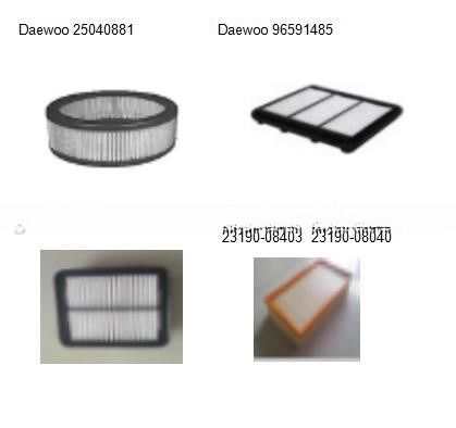 PU Filter Paper Automobile Filters for Daewoo Ssangyong Structure Filter Element/Assy