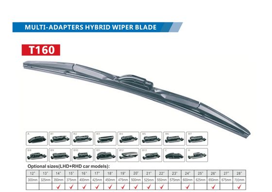 Universal 12-32 Inch Windshield Car Wiper Blade Factory Compatible with Toyota Nissan