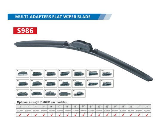 Car Windscreen Multifunctional Rear Wiper Blade Vehicle Windshield Rubber Wiper Blades